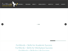 Tablet Screenshot of forwords.org